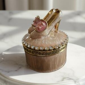 Trinket Box Pink High Heeled Shoes Keepsake Holder